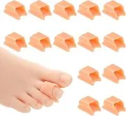 14PCS Hammer Toe Straightener Corrector, Toe Spacers Toe Separators Bunion Corrector Toe Splint for Bunion Claw Crooked Toes Hammertoe Overlapping Toes Foot Pain Relief(L)