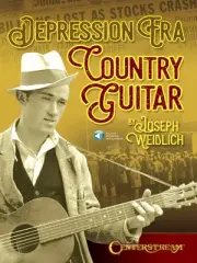 Depression Era Country Guitar Learn to Play 1930s Old Time Music Tab Book Audio