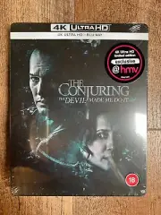 The Conjuring: The Devil Made Me Do It w. Steelbook (4K UHD + Blu-ray) *NEW*