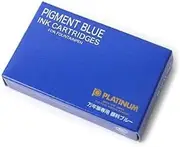 Platinum Pigment Cartridge Ink (Box of 10) Blue