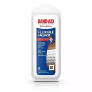 Johnson & Johnson Band-Aid Flexible Fabric Comfortable Protection 8 Count 3 Pack