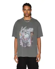 Sketch Ekcess Charcoal Oversized Tee | Ksubi ++