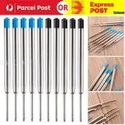 10/20x Black / Blue Ink Refills Compatible With Parker Pen Ball Point Refill AU