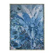 Jungle Blues Series I Enhanced Canvas Print