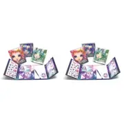 2PK Nebulous Stars Mini Note Set Notepad/Stickers Gel Pen Office Stationery Asst