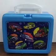 Vintage 2002 Thermos Car Plastic Lunchbox With Thermos Truck Convertible