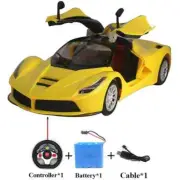 Electric RC Car Yellow Remote Control Cars Machines On Radio Control Vehicle