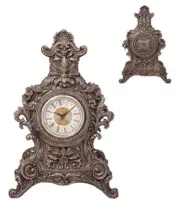 12.99 French Style Baroque Mantel Clock