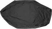 Sandbox Sandpit Sand Toys Cover Waterproof Pool Cover Drawstring Outdoor Garden (Black)