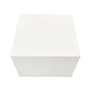 18x18x12 White Pedestal Cube Gallery Display Sculpture Stand Collectibles Cube