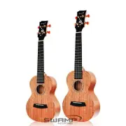 Enya MS Solid Mahogany Ukulele with Premium Gig Bag Richlite Fingerboard