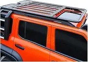4Wd Overland Roof Storage Basket Rails Topper Bike Rack Compatible for SUV Cargo Universal Roof Rack for Tank 300