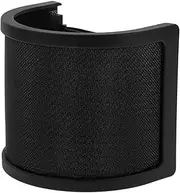 DRESSOOS U Shape Mic Windscreen Shield Filter Double Layer Noise Isolation Cover for Recording Handheld Microphone