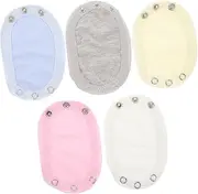 [ifundom] Baby Lengthening Piece 10pcs Snap Extender for Jumpsuit Soft Cotton Extenders for Baby Boys Girls Comfortable Fit
