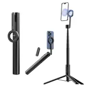 64.5in Magnetic Phone Selfie Stick Tripod with Remote for iPhone Magsafe - UL...