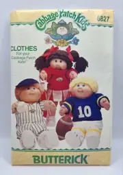 Vintage Cabbage Patch Sport Clothing Pattern #6827 - 1984 NEW/UNUSED