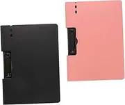 CLISPEED 2pcs A4 Clipboard Document Organizer Office Writing Pad Smooth Edges Document Folder for Office Desk Accessories