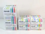 【SEALED x 40-Discs】Maxell MD Mini Disc ”COULER” 74 & 80 min MADE IN JAPAN #0644