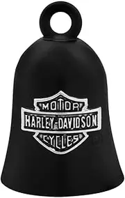 [HARLEY-DAVIDSON] Bar & Shield Logo Motorcycle Ride Bell, Black HRB059