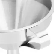(Small Size 11cm)304 Stainless Steel Filling Funnel Separatory Oil Beer AOS