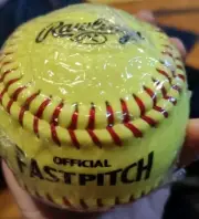 Rawlings NCAA Fastpitch Softball - 12" Recreational FP11BB Single Sealed