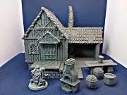 28mm Fantasy bakehouse, tabletop terrain, miniatures, wargaming