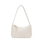 Fashion Design Women Small Baguette Handbags Soft PU Leather Ladies Armpit Shoulder Bags Vintage Simple Girls Clutch Purse Tote