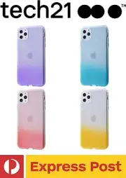 iPhone 11 PRO (5.8") ShockProof Transparent Protection Case Tech 21 PURE OMBRE