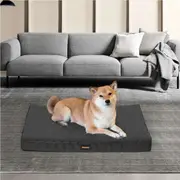 PaWz Pet Dog Bed Sleep Calming Orthopaedic Foam Mattress Removable Washable L-90cm x 60cm x 7.6cm