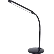 Nero Black Flexi Desk Lamp LED Flexible 3 Dimmer Level