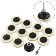 10x 50mm Wool Felt Buffing Grinding Wheel Pad Buffer Polisher Polishing Disc M1