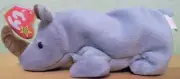 TY BEANIE BABY BABIES SPIKE RHINOCEROS RHINO NEW WITH TAGS RETIRED