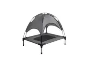 Pawz Canopy Pet Trampoline Dog Bed Small Grey