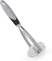 Joyoldelf Heavy Duty Potato Masher, Stainless Steel Integrated Masher Kitchen Tool & Food Masher/Potato Smasher with Non-slip Handle, Perfect for Bean, Vegetable, Fruits, Avocado, Meat