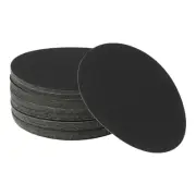 Sandpaper Round 125x125mm 220 Grit 50 Pcs Black Hook & Loop Sanding Sheets