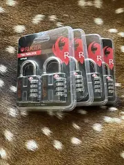 Ruger Snapsafe TSA Combination Padlock 2 Pack Heavy Duty Gun Rifle Bow Case SKB