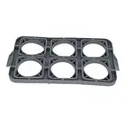 Egg Ring Tray Griddle Egg Ring Tray Silicone Pancake Ring With 6 Detachable GD