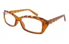 Calabria 31713 Designer Reading Glasses Crystal Gem Look 57mm Large Orange+1.50