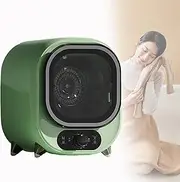 Small Tumble Dryer, Compact & Mini Spin Dryer, Condenser Tumble Dryer, Vented Tumble Dryer, 0.8kg Capacity, for Counter Top or Wall Mounted Use,Green