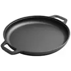 Cast Iron Skillet Pan Pizza Pan Non-Stick Kitchen BBQ Camping Fry Pan (28cm) Hot