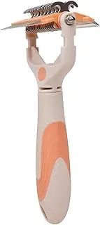 Cat Brush - Grooming Comb for Dogs | Hair Remover Products Professional Double-Sided Knot Opening Groomer for Pre-Bath Daily Brushing