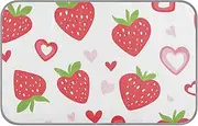 Amooorous Strawberry Country Style Valentine Summer pet Cooling Self Cooling cat mat for Animals Outdoors tapete Frio para Perros M