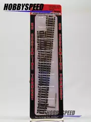 ATLAS HO SCALE CODE 100 #6 MARK V LEFT HAND TURNOUT track switch ATL393 NEW