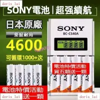 在飛比找蝦皮購物優惠-HVEY大容量4600mA索尼SONY電池 電池充電器 AA