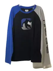 AND1 Basketball Set Youth XXL (18) Long Sleeve Shirt Terry Short Black Blue Gray