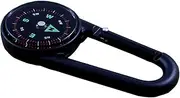 Carabiner Compass - Portable Compass Carabiner - Compact Pocket Survival Compass Temperature Gauge for Hiking and Backpacking, Portable Handheld Navigation Tool