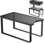 PrimZooty Water Filter Dispenser Stand - 7.7"W x 14.6"D x 6.7"H, Steel, Designed for Brita, Compatible with ZeroWater, PUR, Waterdrop etc.