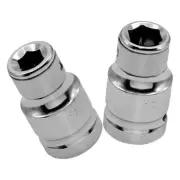 Upgrade Your Tools with Socket Adapter Set 12 5mm Square to 8mm and 10mm 2pc