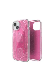[Diesel] Diesel - Glitter Case for iP 15 - Cases - Unisex - Pink Pink