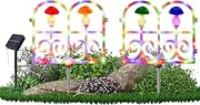 Lighted Christmas Fence | 2X Picket Fence Garden Border,Waterproof Decorative Fence with Light for Yard, Path